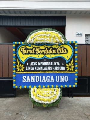Papan Bunga Duka di 10 Ilir